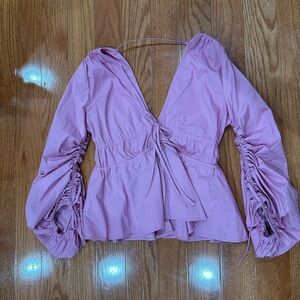 Staud Pink blouse